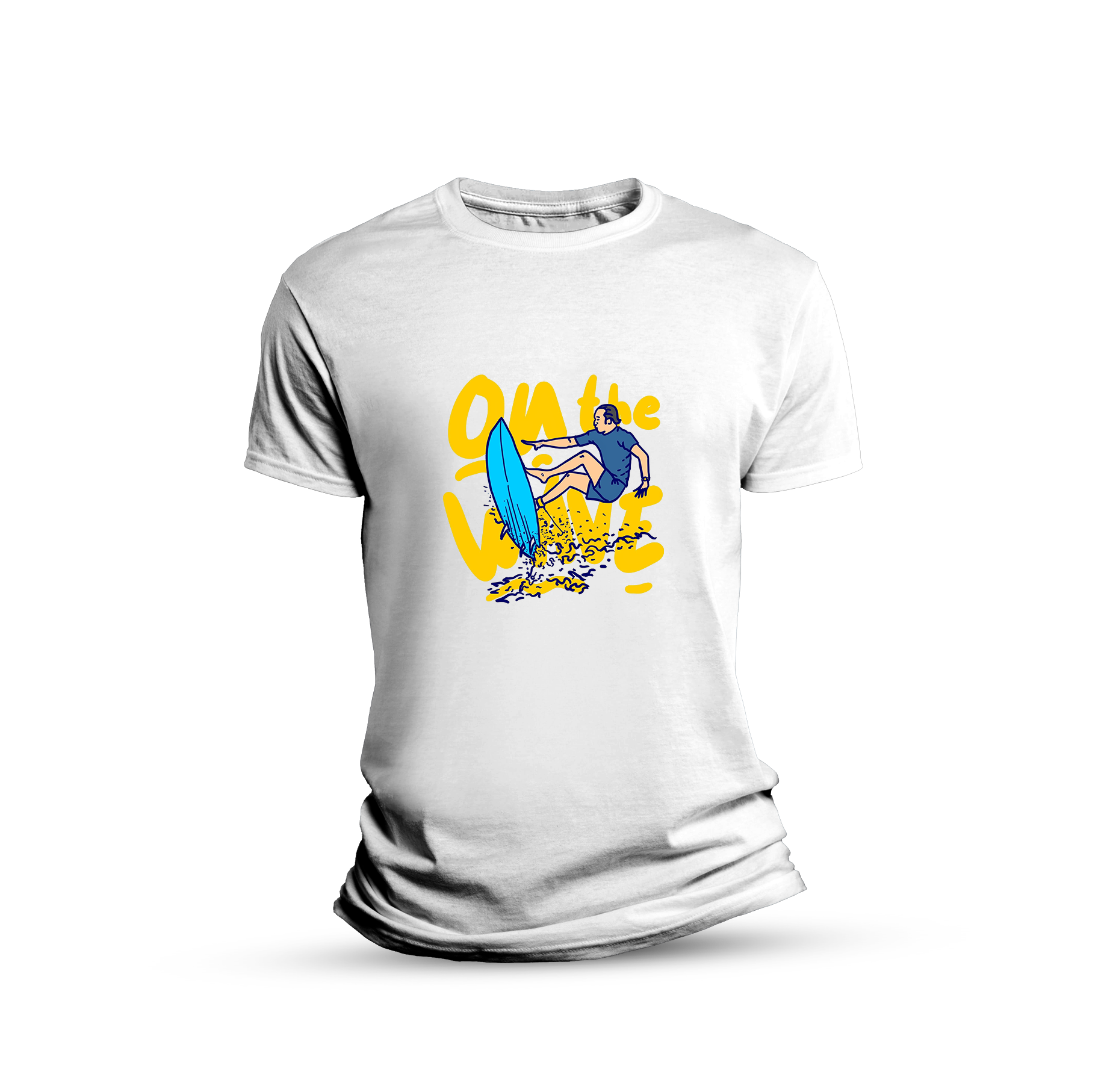 t shirt “on the wave”